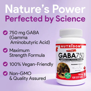 GABA 750 mg high potency supplement Canada