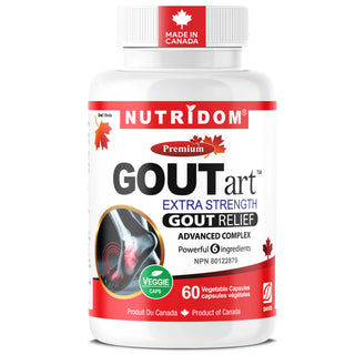 GOUTart tart cherry curcumin celery seed devils claw supplement