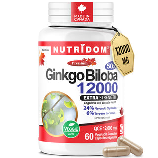 Ginkgo Biloba 12000 | Cognitive and Vascular Health