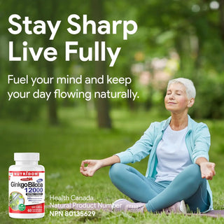 Ginkgo Biloba 12000 mg 180 capsules value bundle