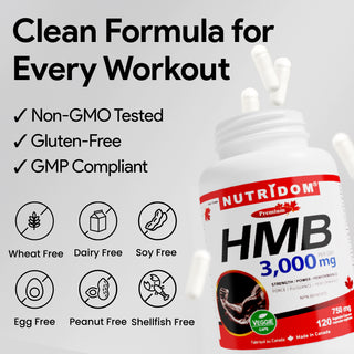 HMB 750mg | Muscle Strength Support