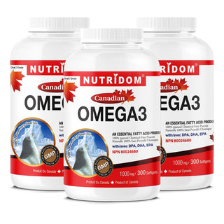 Harp Seal Oil 1000mg | Omega-3 EPA DHA DPA | 300 Softgels | 3-Pack