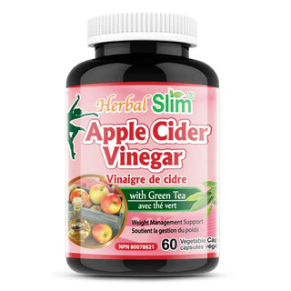 HerbalSlim apple cider vinegar with green tea extract 60 capsules