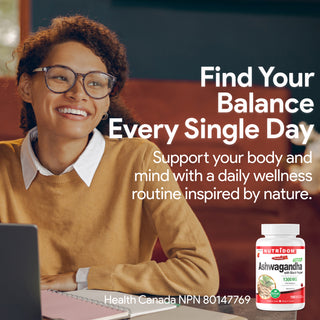 High-Potency Organic Ashwagandha 1300 mg Adaptogen Formula