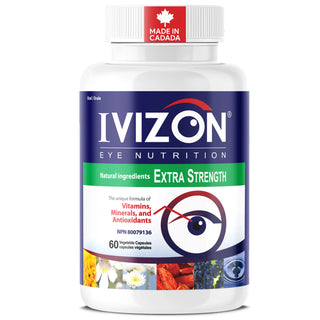 IVIZON Extra Strength Eye Formula lutein 20 mg zeaxanthin bilberry supplement