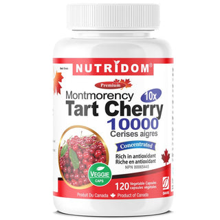 Nutridom Montmorency Tart Cherry 500mg (5,000mg QCE) (120 Capsules)