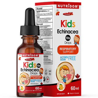 Kids Echinacea Liquid Drops Supplement 60 ml Bottle Nutridom