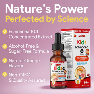 Kids Echinacea Liquid Herbal Supplement for Daily Wellness Support