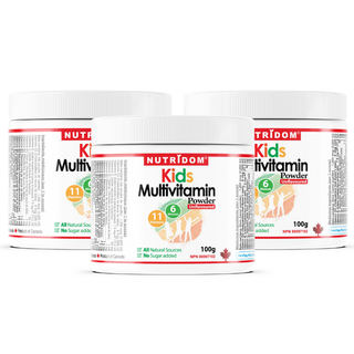 Kids Multivitamin Powder | Sugar Free | Vegan | Children's Daily Vitamins | 100g | 3 Pack