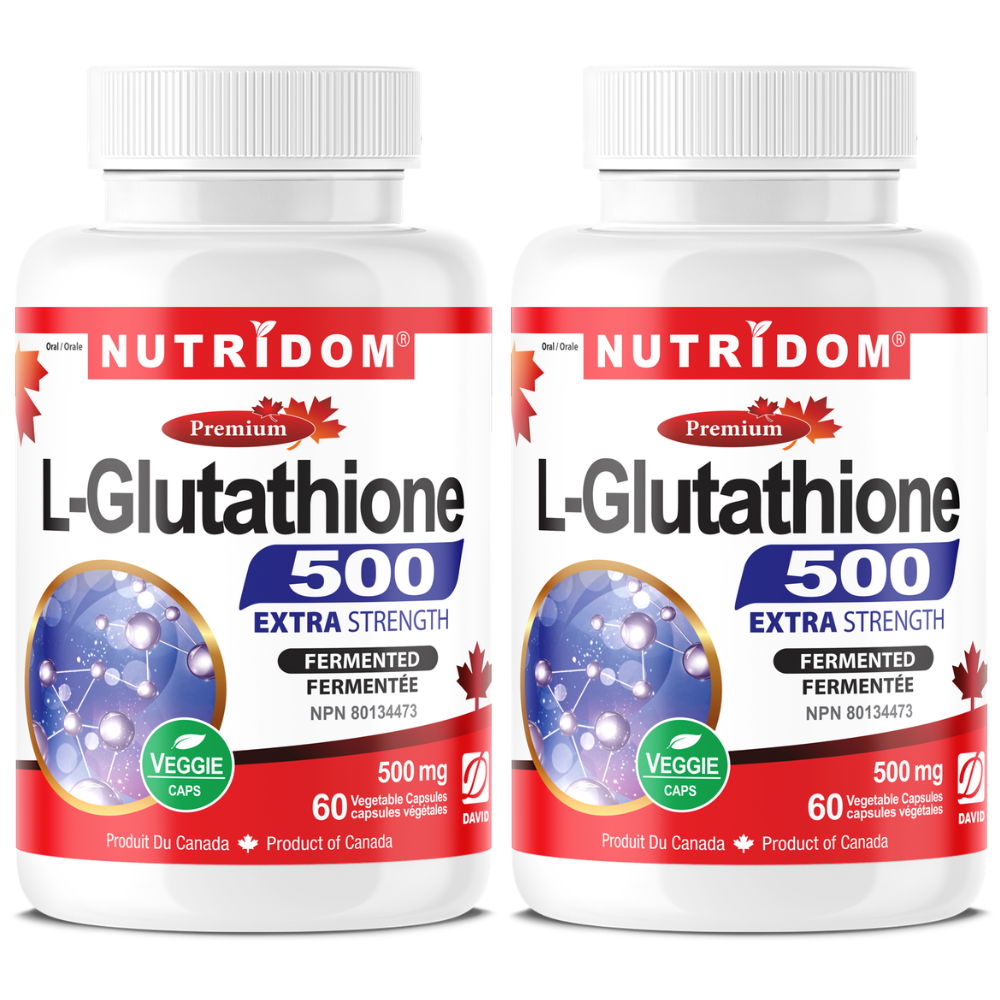 L-Glutathione 500mg | 99% Pure Reduced Form | Antioxidant | 2 Pack Nutridom L-Glutathione 500mg | 99% Pure Reduced Form | Antioxidant | 2 Pack Nutridom