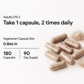Lion's mane mushroom extract capsules 180 count