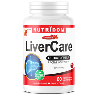 Liver Care Detox Formula with 7 Active Ingredients and 60 Vegan Capsules