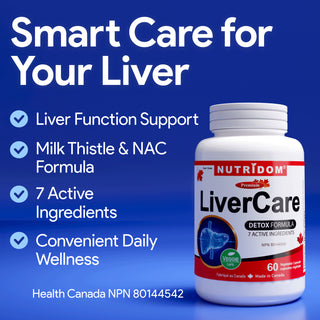 Liver Support Supplement with Milk Thistle, NAC and Vitamin C