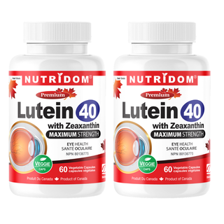Lutein 40mg + Zeaxanthin 5mg 2 Pack Sustained Macular Support | 120 Vcaps