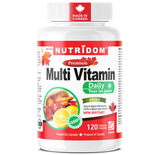 Nutridom Multivitamine Quotidienne (120 Comprimés)