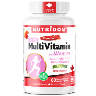 Nutridom Daily MultiVitamin for Women bottle on a white background