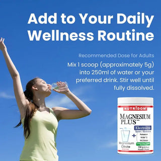 Magnesium citrate electrolyte powder container 30 servings