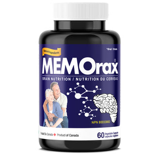 Memorax 500 mg | Ginkgo, sauge, romarin et mélisse (10:1) | Soutien cognitif | 60 gélules végétales