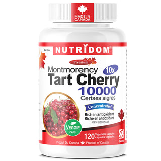 Montmorency tart cherry 10000 mg 10 to 1 extract supplement