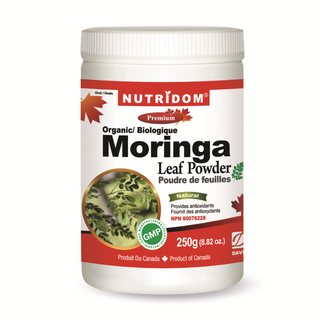 Nutridom Organic Moringa Leaf Powder 250g | Antioxidant & Wellness | 60 Servings