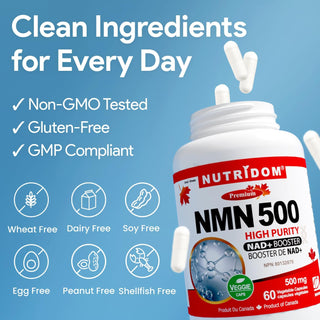 NMN Supplement for Cellular Energy, Metabolism and Longevity Support
