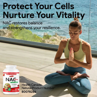 N acetyl cysteine NAC supplement 600 mg capsules