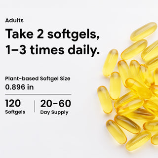 Nutridom Evening Primrose Oil 1000mg | Organic | Cold Pressed | 120 Veggie Softgels