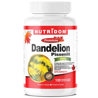 Nutridom Dandelion Root 500mg (5,000mg QCE) (120 Capsules)