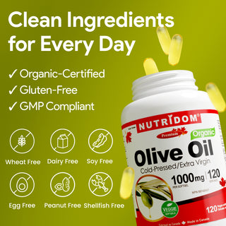 Oleic Acid 650 mg from Olive Oil in Convenient Veggie Softgels