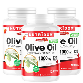 Olive Oil 1000mg | 3 Pack | Omega-9 Oleic Acid