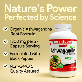 Organic Ashwagandha Supplement for Stress and Energy Support