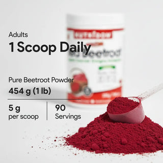 Organic beet root powder daily wellness supplement