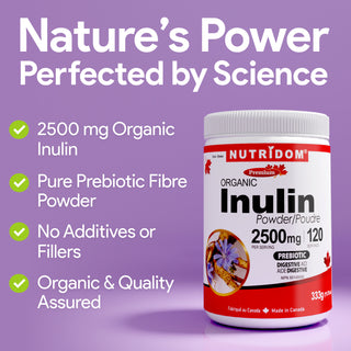 Inulin Powder 333 g | Prebiotic Fibre | Gut Microbiome & Digestive Health
