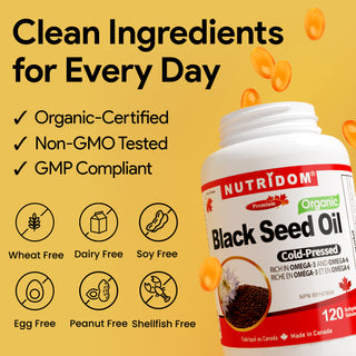 Premium Organic Black Seed Oil Capsules for Daily Wellness