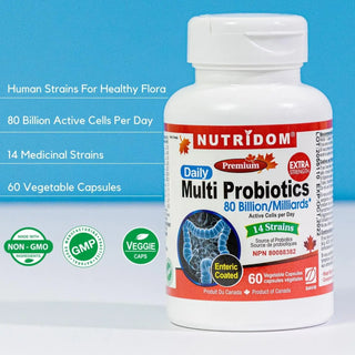 Probiotics 80 billion CFU 14 strains gut flora supplement