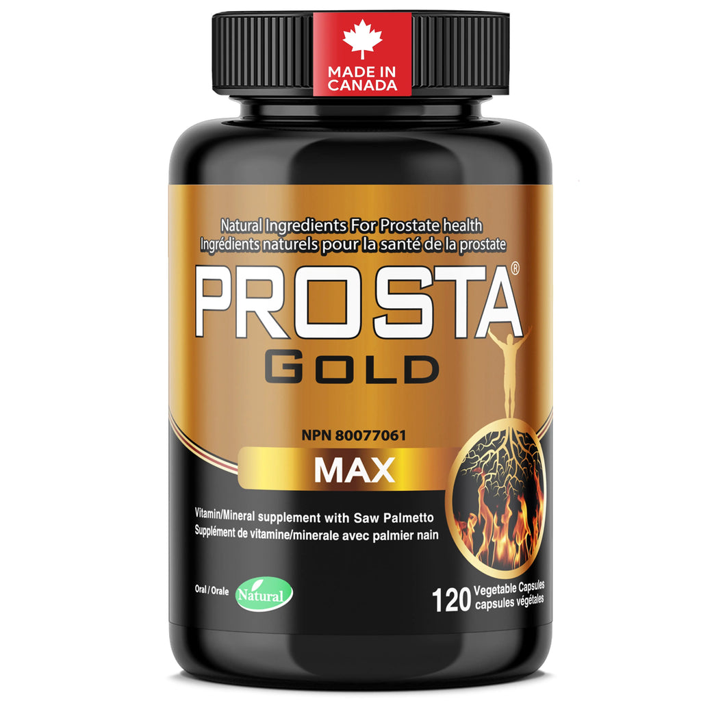 Prosta Gold Max 500mg | Saw Palmetto, Nettle, Lycopene and Zinc – Nutridom