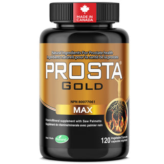 Prosta Gold Max 500 mg men's wellness formula 120 vegan capsules