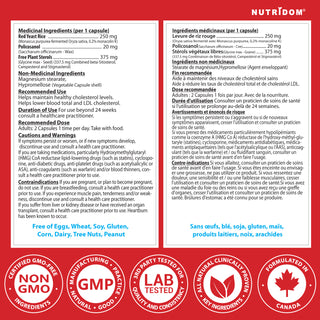 Nutridom Levure de Riz Rouge &amp; Policosanol (60 Capsules)