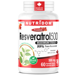 Resveratrol 500mg | 99% Trans Resveratrol | Japanese Knotweed | 60 Vcaps