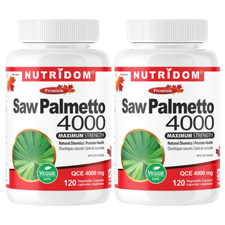 Saw Palmetto 4000mg QCE | Men's Urologic Health Support | 2 Pack