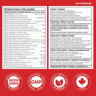 Kids Multivitamin Powder | Sugar Free | Vegan | Children's Daily Vitamins | 100g | 6 Pack