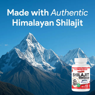 Shilajit extract vegan capsules dietary supplement