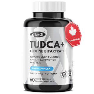 TUDCA 250 mg with choline tauroursodeoxycholic acid 60 vegan capsules