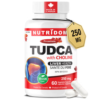 TUDCA 250 mg with choline tauroursodeoxycholic acid supplement