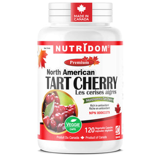 Tart Cherry 500mg | North American Sourced | Antioxidant Support