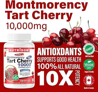 Tart cherry extract 10 to 1 10000 mg antioxidant support formula