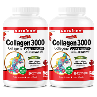Type II Collagen 500mg | Chicken Cartilage | Hydrolyzed Peptides | Joint Support | 2 Pack