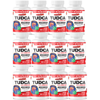 콜린 함유 뉴트리돔 투드카 | 타우린 | 복합 정제 담즙산 | 60캡슐 | 비건
