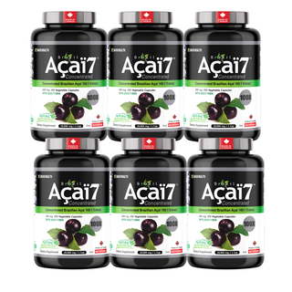 Acai Berry 100:1 Extract 200 mg | Antioxidant Support | 200 Vegan Capsules - 6 Pack