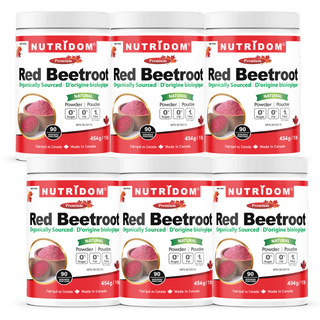 Poudre de racine de betterave rouge biologique Nutridom, 7,94 oz (225 g)